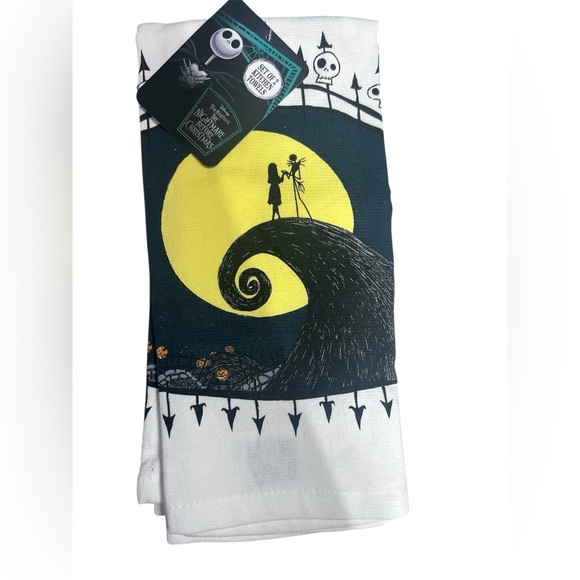 Nightmare Before Christmas 2 Pack Kitchen Towels - Picture 1 of 2
